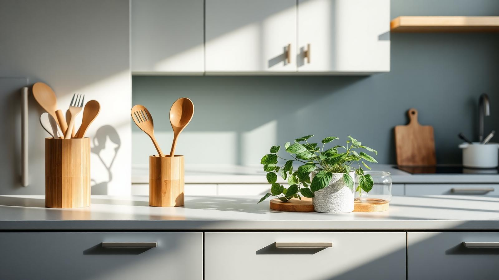 Cozinha organizada com produtos ShopeeMax